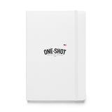 One Shot Industries Logo - Hardcover bound notebook