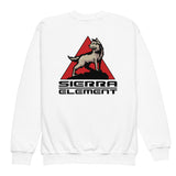 Sierra Element Left Chest Design - Youth Crewneck Long Sleeve