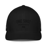 One Shot Industries Blackout Logo - Closed-back trucker cap