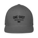 One Shot Industries Blackout Logo - Closed-back trucker cap
