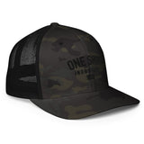 One Shot Industries Blackout Logo - Closed-back trucker cap