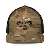 One Shot Industries Blackout Logo - Closed-back trucker cap