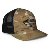 One Shot Industries Blackout Logo - Closed-back trucker cap