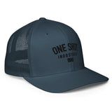 One Shot Industries Blackout Logo - Closed-back trucker cap