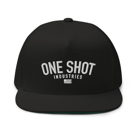 One Shot Industries Logo  - Flat Bill Cap