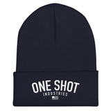 One Shot Industries Logo - Cuffed Beanie