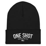 One Shot Industries Logo - Cuffed Beanie
