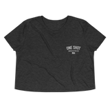 OSI Chest Logo Flowy Crop Tee - Embroidered