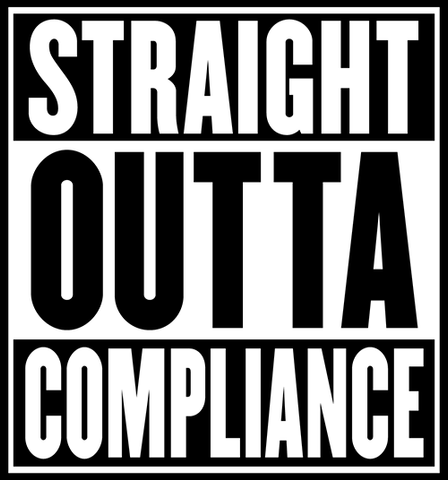 Straight Outta Compliance - PVC Patch